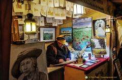 Artist at work